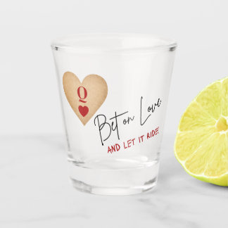 Shot Glass Bet on Love, Casino Party/Wedding