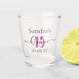 Shot glass Birthday Quinceanera Party Favor