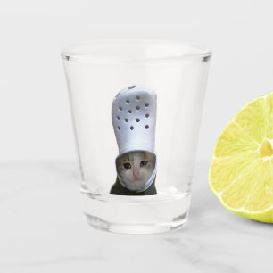 Shot Glass Crying Cat Croc Hat Meme