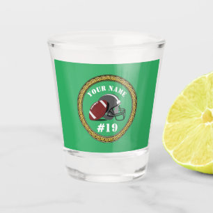 Shot Glass Football - Add Name & Number