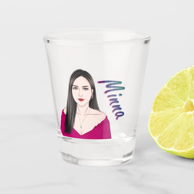 Shot Glass - Minna (Front)