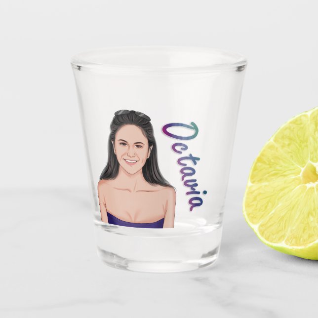 Shot Glass - Octavia (Front)