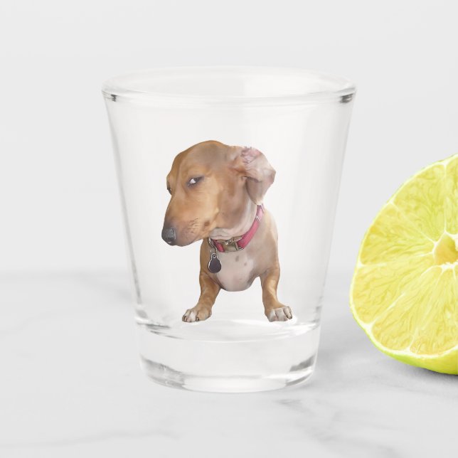 Shot Glass Side Eye Dog Meme (Front)