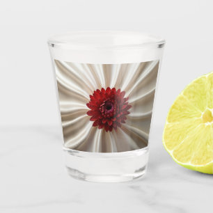 Shot glass with Japanase Colours