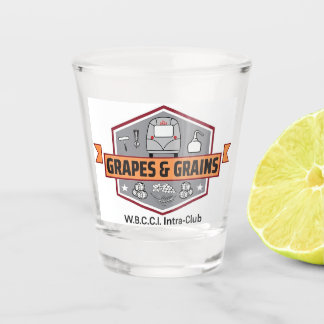 Shot glass with Logo