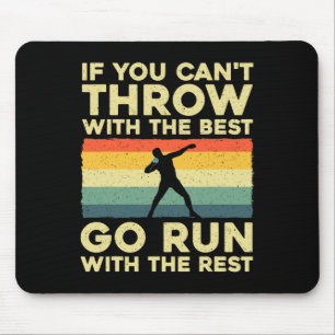 Shot Put Art For Men Women Shot Put Throwing Shot Mouse Pad
