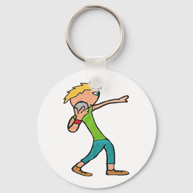 Shot Put Key Ring (Front)