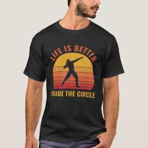 Shot Putt Athlete Shot Putter In a Circle T-Shirt