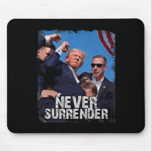 Shot Shirt 2024 Rally - Never Surrender Mouse Pad