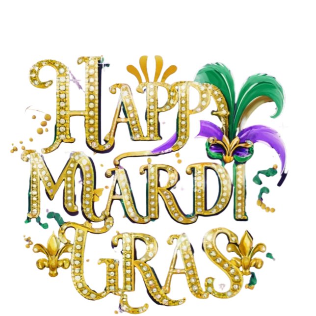 Shotglass "Happy Mardi Gras" Shot Glass (Creator Uploaded)