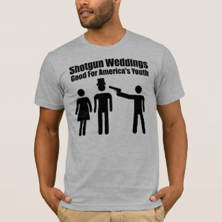 Shotgun Wedding, black T-Shirt