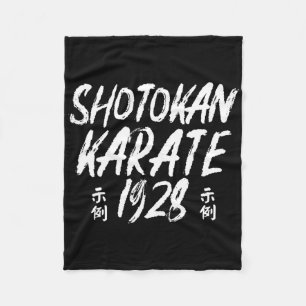 Shotokan Karate 1928 Martial Arts Legacy  Fleece Blanket