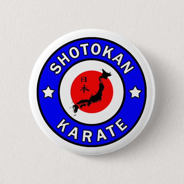 Shotokan Karate button (Front)