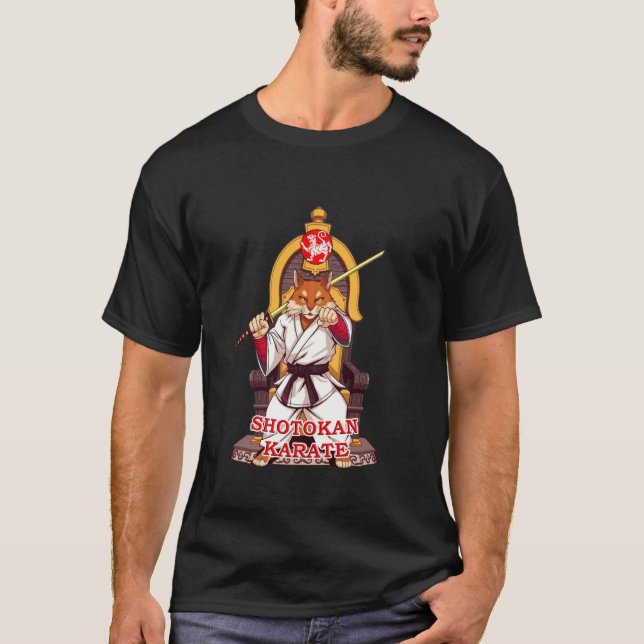 Shotokan Karate Cat T-Shirt (Front)