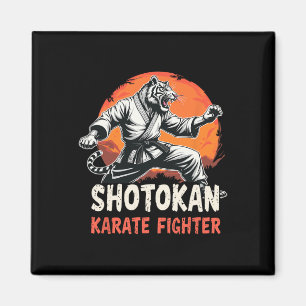 Shotokan Karate Fighter Martial Arts Tiger Funny K Magnet