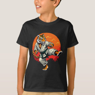 Shotokan Karate Fighter Martial Arts Tiger Funny K T-Shirt