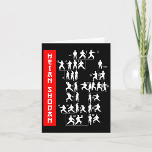 Shotokan Karate Heian Shodan Martial Arts Dojo Tra Card