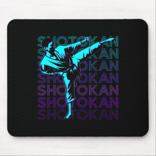 Shotokan Karate Japanese Martial Arts Retro Mouse Pad