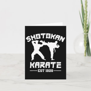 Shotokan Karate Martial Arts Est 1928 Teacher Shot Card