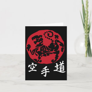 Shotokan Karate Red Martial Arts Taekwondo Black W Card