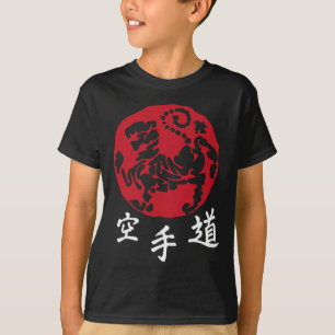 Shotokan Karate Red Martial Arts Taekwondo Black W T-Shirt