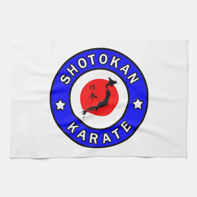 Shotokan Karate Tea Towel (Horizontal)