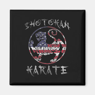 Shotokan Karate Tiger Symbol Usa Squad Martial Art Magnet