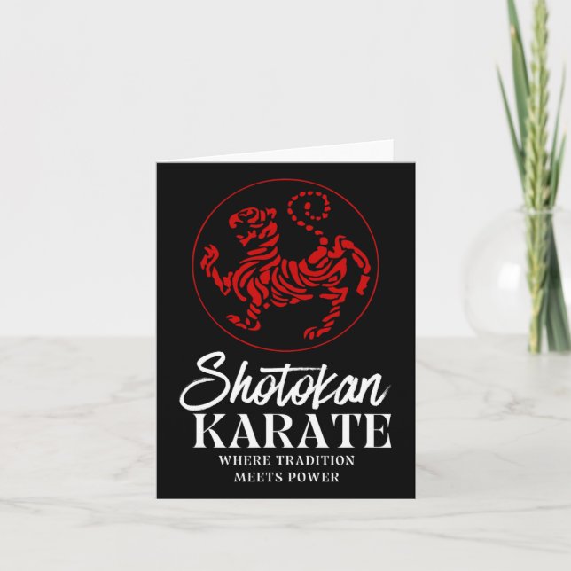 Shotokan Karate Where Tradition Meets Power  Card (Front)