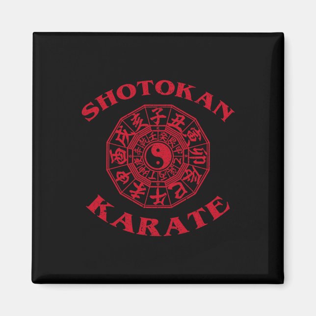 Shotokan Karate Zodiac Circle  Magnet (Front)