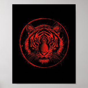 Shotokan Tigers Karate Modern Graphic Poster