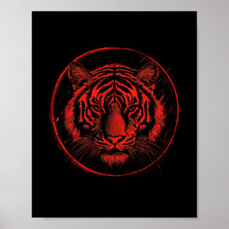 Shotokan Tigers Karate Modern Graphic Poster