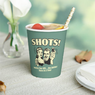 Shots: Lowering Your GPA Paper Cups
