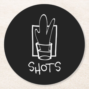 Shots - Paper Coasters