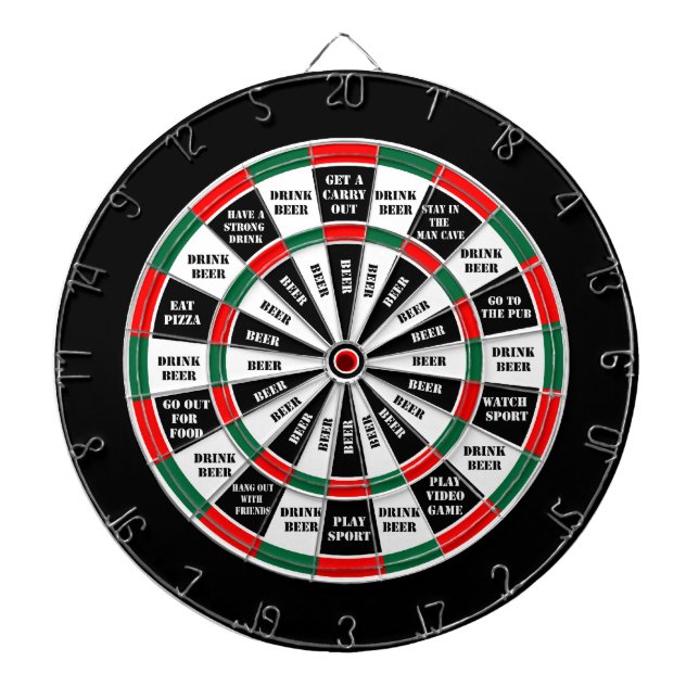 Should I have a beer - decision maker Dartboard (Front)
