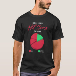 Should I Put Hot Sauce On This Pie Graph T-Shirt