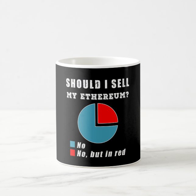 Should I sell my Ethereum piechart crypto Coffee Mug (Center)