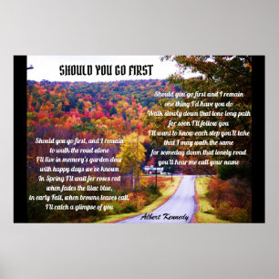 SHOULD YOU GO FIRST poster