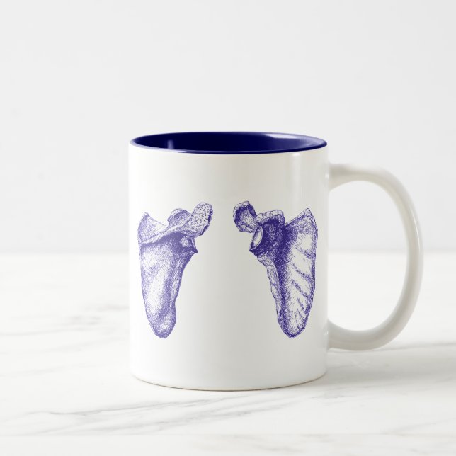 Shoulder blades Two-Tone coffee mug (Right)