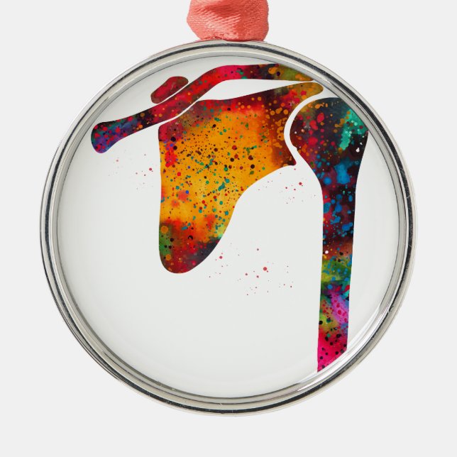 Shoulder Bones Metal Tree Decoration (Front)