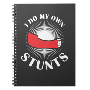 Shoulder Surgery Stunt Broken Arm Recovery Notebook