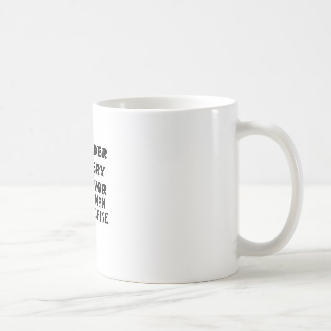 Shoulder Surgery Survivor Part Human Part Machine Coffee Mug (Right)