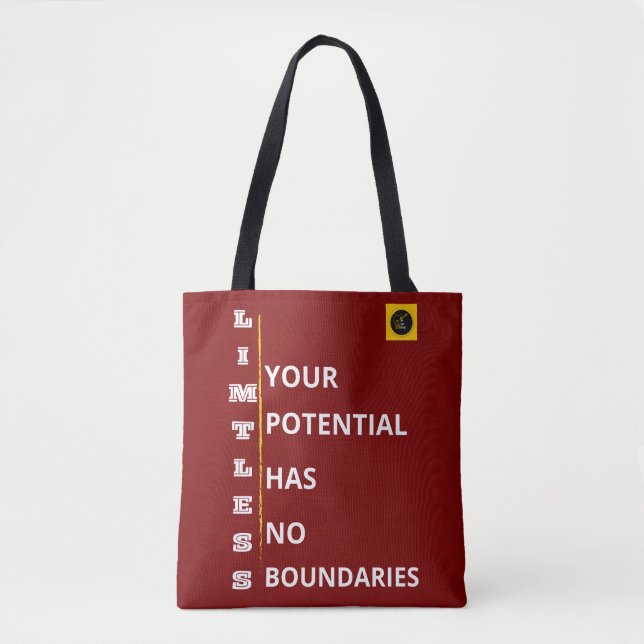 Shoulder Tote Bag - Limitless Vibe (Front)