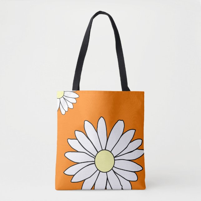 Shoulder Tote Bag - Summer Daisy (Front)