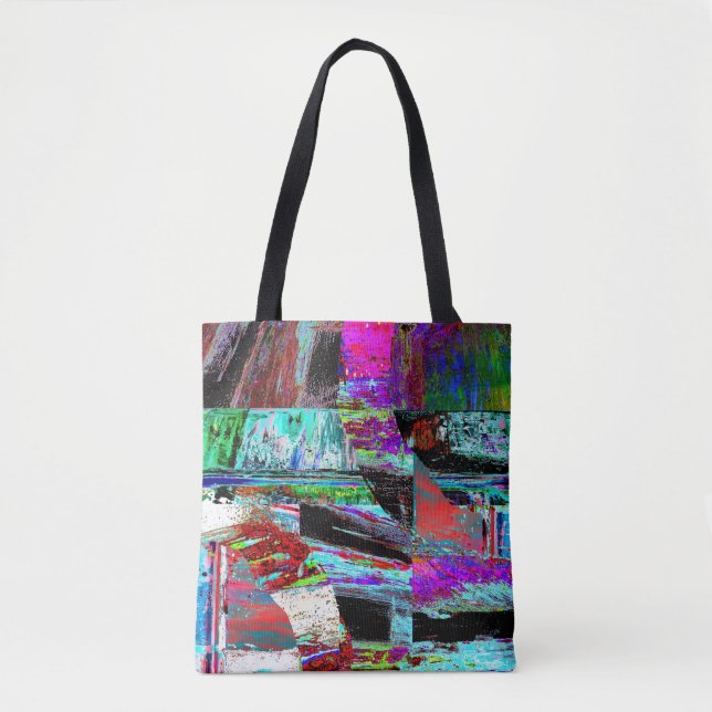 Shoulder Tote – Neon Pulse (Front)