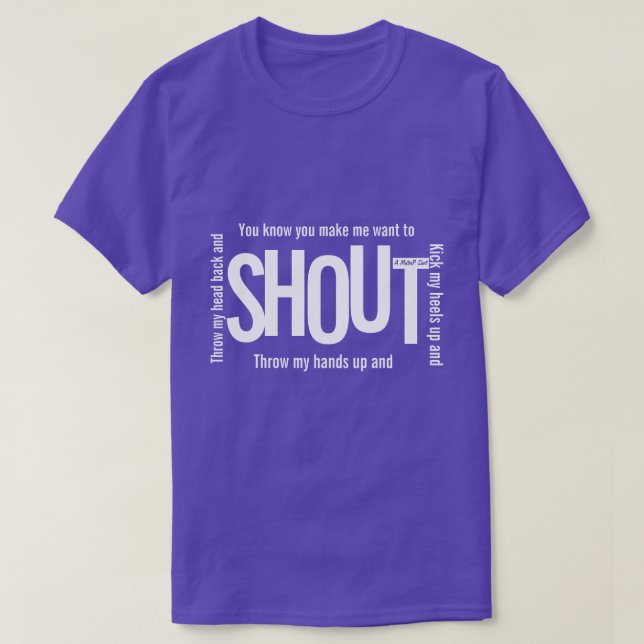SHOUT - A MisterP Shirt (Design Front)