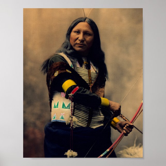 Shout At Oglala Sioux 1899 Poster (Front)