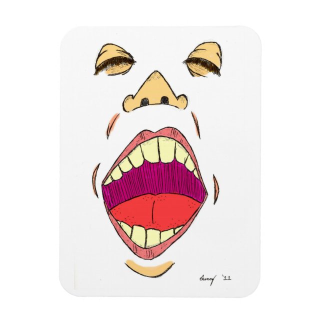 "Shout" Flexible Magnet (Vertical)