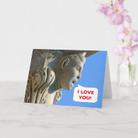 Shout it out loud! - Tower of Pisa, Italy - card