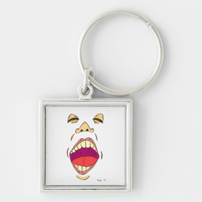 "Shout" Keychain (Front)