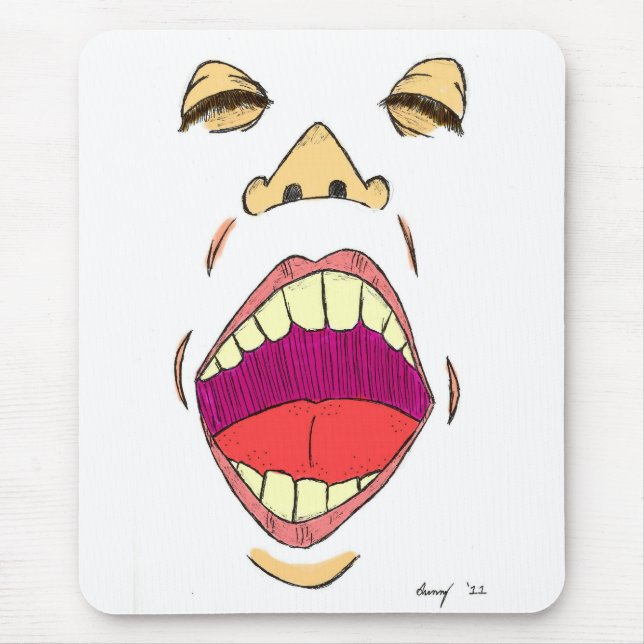 "Shout" Mousepad (Front)